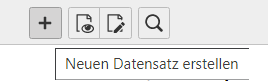 Screenshot Button neue Seite erstellen