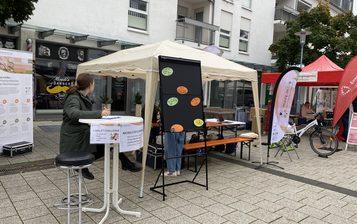 Der move.mORe-Stand bei den Sinzheimer Klimatagen